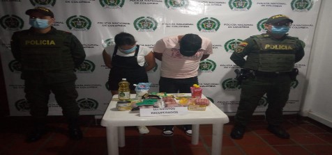 Capturada una pareja en flagrancia cuando hurtaban artículos   