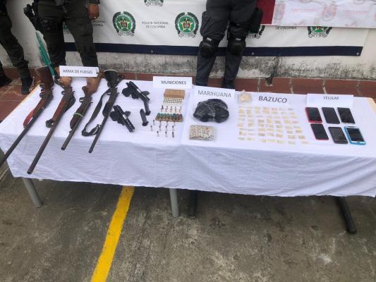 elementos incautados