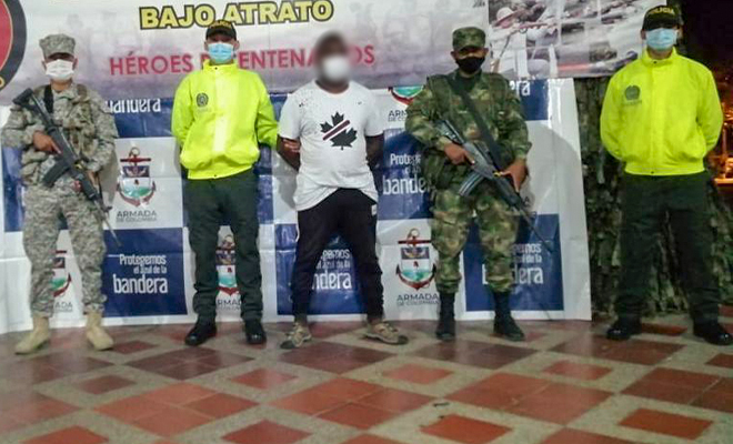 Cayó ‘Halcón’ responsable del homicidio de un líder indígena en Chocó