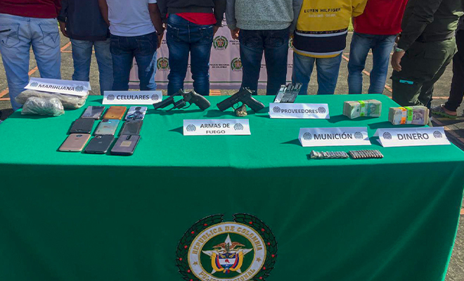 Cayeron ‘Los Flacos’, dedicados al homicidio selectivo y tráfico de estupefacientes en el eje cafetero y el Valle del Cauca.