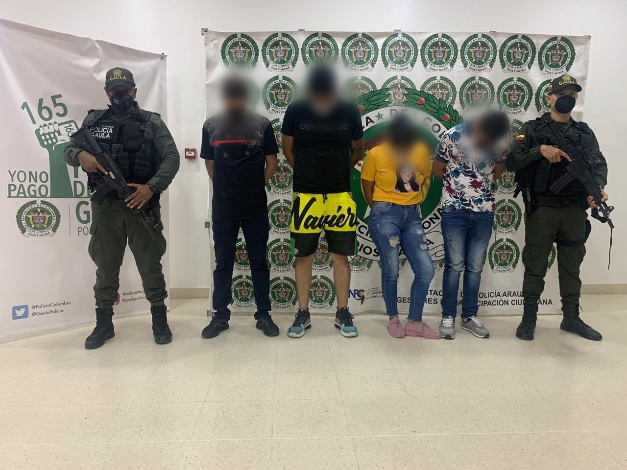 Duro golpe a las estructuras criminales dedicadas al secuestro y la extorsión en Arauca