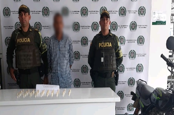 Capturamos un sujeto que transportaba munición de guerra