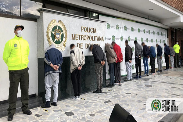 Fueron capturados 12 personas y enviadas a la cárcel