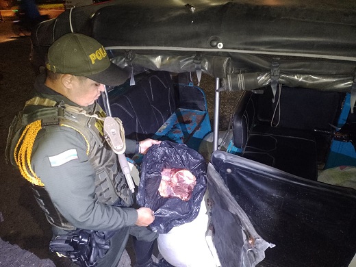 La acciones se desarrollaron en vía terciaria que conduce a Sabana de Torres.