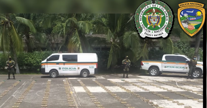 El alcaloide fue hallado al interior de un vehículo tipo camión modalidad caleta