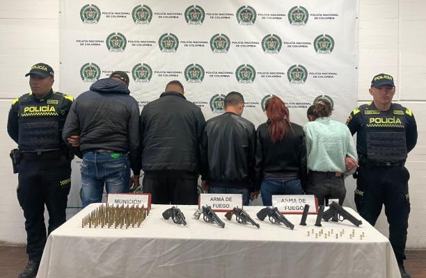 Caso 5 capturados por tráfico de armamento Ciudad Bolívar