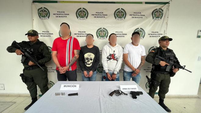 Capturados cuatro extorsionistas que se hacían pasar como integrantes del ‘Tren de Aragua’