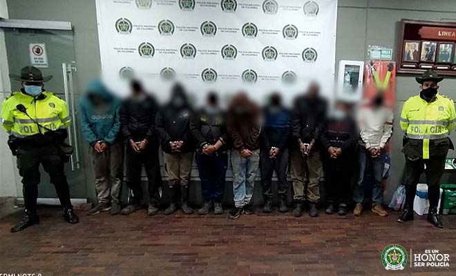 Capturadas 9 personas por arrasar 4 hectáreas de bosque natural en Bogotá