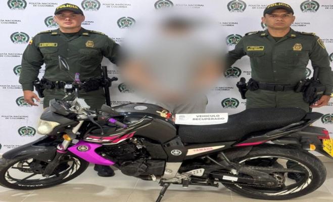 Policía capturó un hombre en flagrancia por el delito de receptación