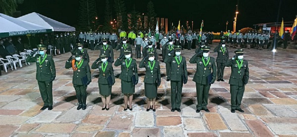 Policías condecorados 