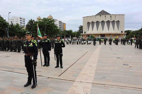 En La plaza de la Paz Juan Pablo II se llevó a cabo ceremonia.