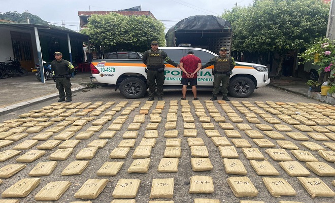 La Policía Nacional incauta 921 kilogramos de marihuana tipo creepy 