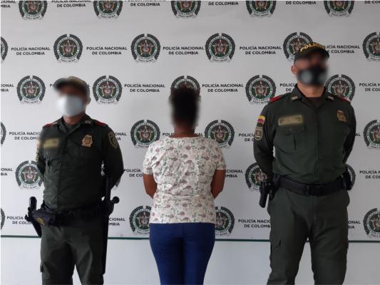 Capturada en flagrancia mujer de 28 años de edad por el delito de lesiones personales 