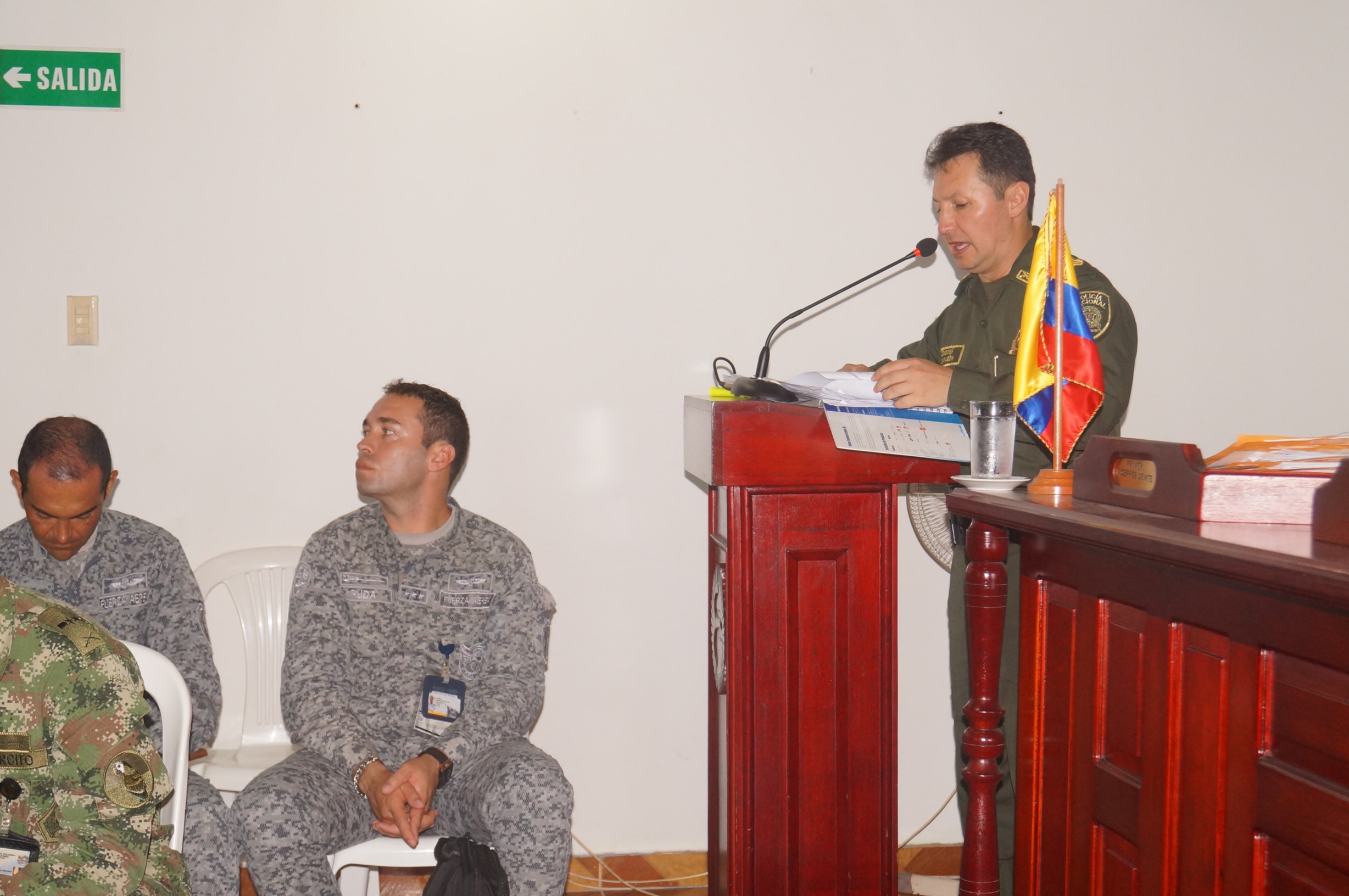 Ante asamblea departamental la policía presenta balance de seguridad 