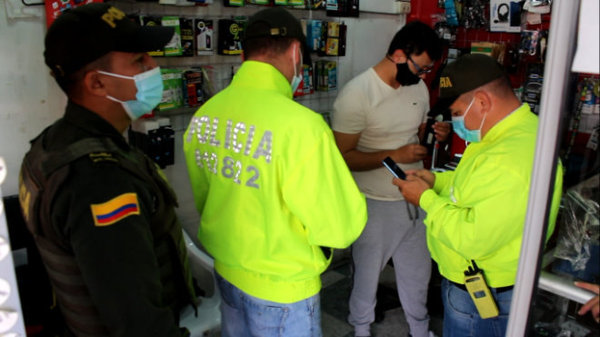 A través de la estrategia “Comando situacional” en el sector de la Galería de Manizales atacamos la delincuencia