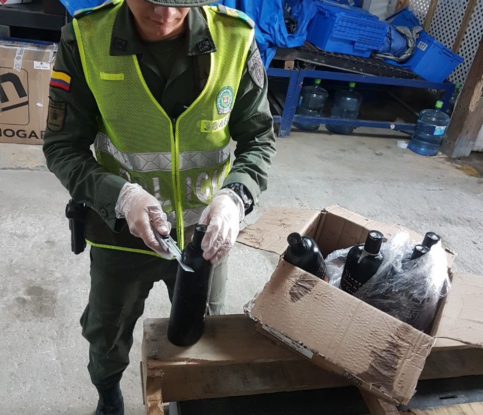 Nuevo hallazgo de marihuana mediante modalidad encomienda 