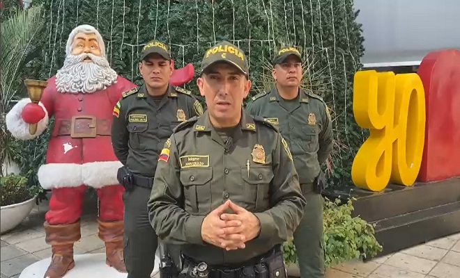 Policía Magdalena Medio pone en marcha dispositivo de seguridad durante las compras navideñas.