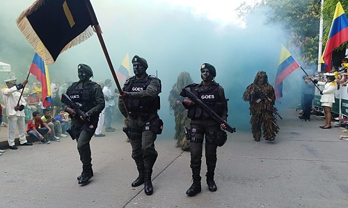 Más de 1.000 uniformados participaron del tradicional desfile de la fiesta patria