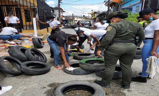 Con jornada de ornato, aseo y ‘olla comunitaria’ compartimos con comunidad del barrio niño Jesús