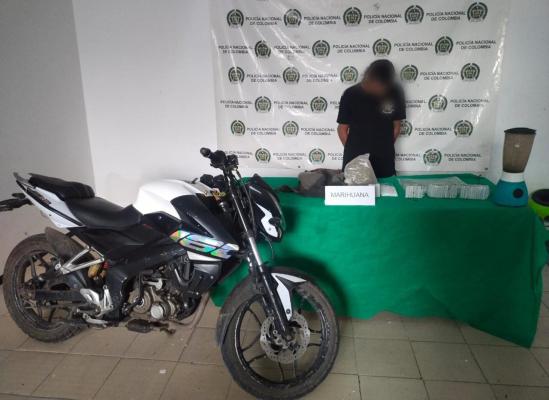 Con marihuana, se logra la captura de un hombre conocido como "Hermes" en Rivera