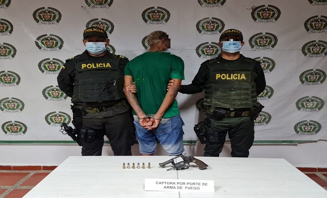 Con un arma de fuego ilegal capturamos a ‘Simón’