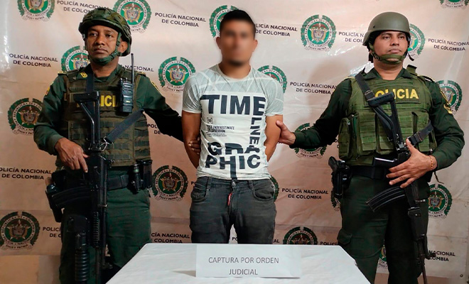 Cuando se estaba realizando verificaci&oacute;n de antecedentes se constato que estaba condenado por el delito de porte ilegal de armas de fuego y municiones