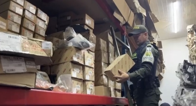 Controles de autopartes en el sector del Siete de Agosto