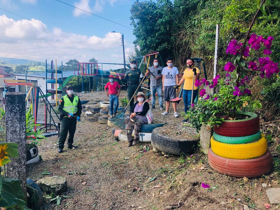 Jornada de ornato y embellecimiento a parques infantiles en Tolima 