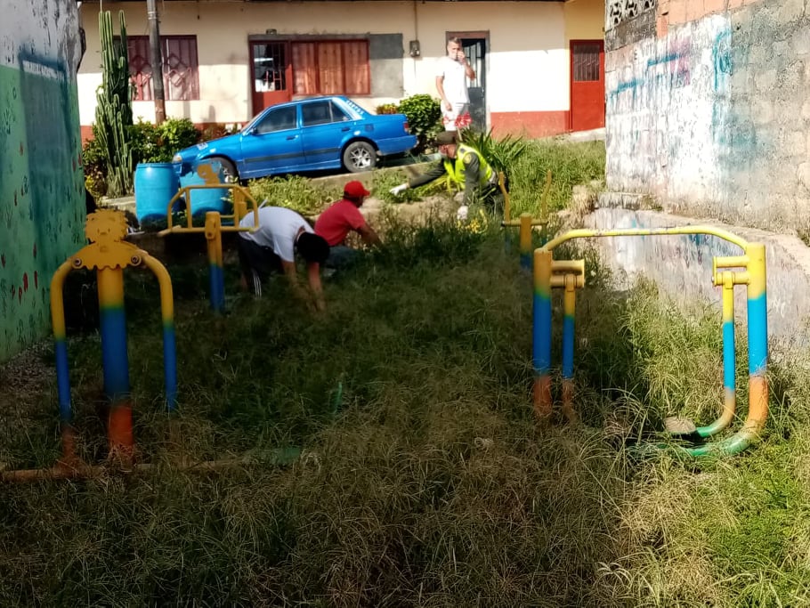 Jornada de ornato y embellecimiento a parques infantiles en Tolima 