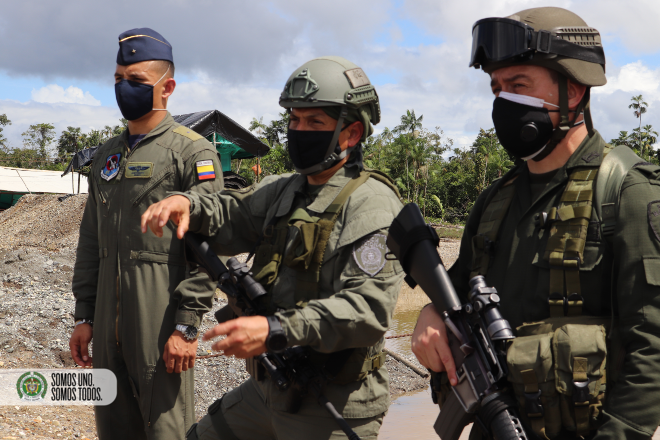  Con la Operación Aurun el Grupo Operativo Interinstitucional contra la Minería Ilegal. 