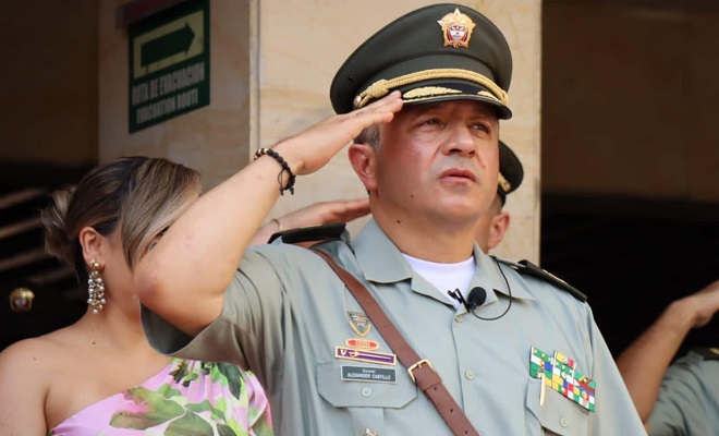 Coronel Alexander Castillo Marín, asume como nuevo comandante 