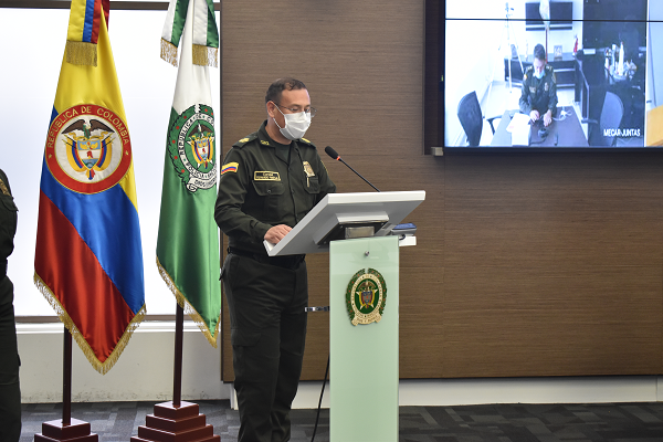 Coronel Fernando José Pantoja Cuellar, entrega información a la CEV