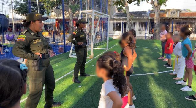 Su sueño siempre fue ser Policía.