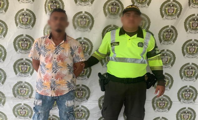 Esta captura se llevó a cabo en la vía que comunica a Plato con Pueblo Nuevo