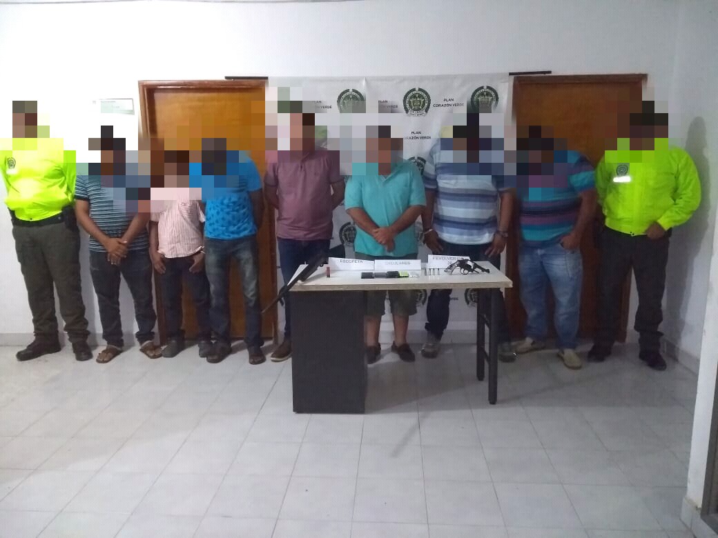 7 sujetos capturados por el delito de abigeato 