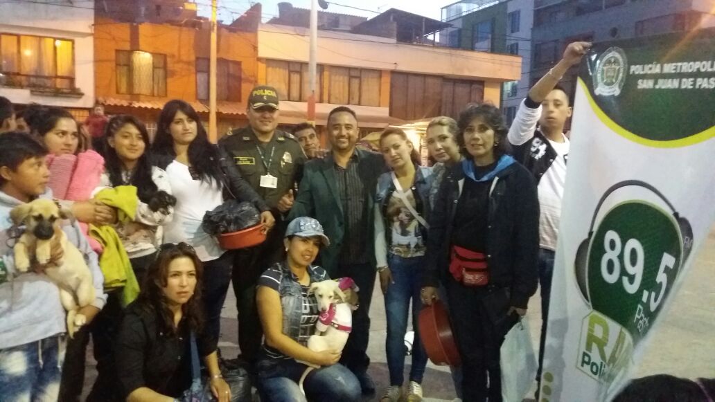 Jornada de recolección de alimento para perros y gatos en Pasto