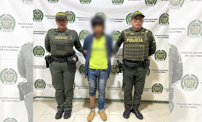 Captura en flagrancia de un hombre por el presunto delito de acto sexual abusivo con menor de 14 años