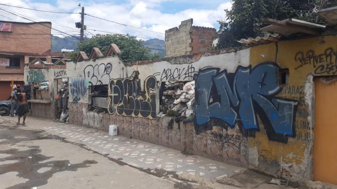 derribado inmueble en bello