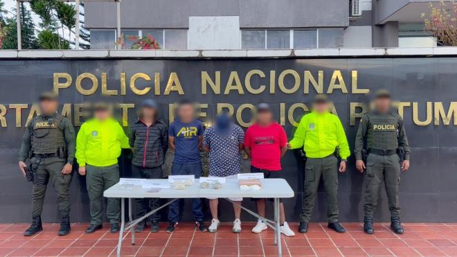 En Mocoa fue desarticulado grupo delincuencial “Los Champions”, dedicados al tráfico y expendio de estupefacientes. 