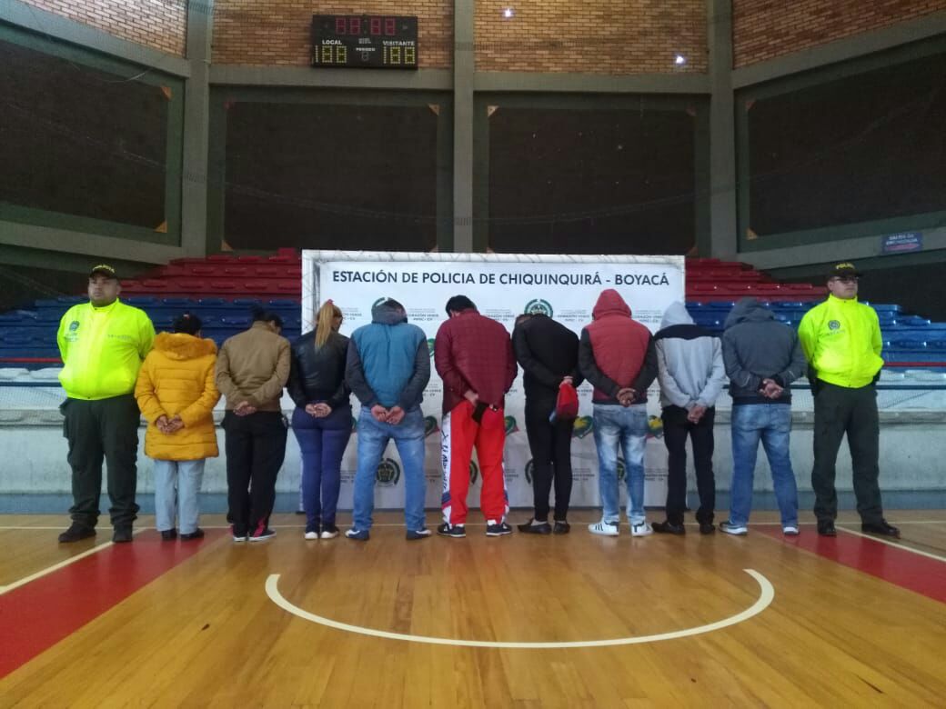 Golpe al tráfico de estupefacientes en Chiquinquirá