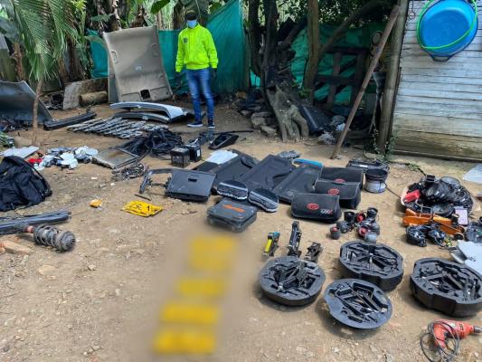 Desguazadero desmantelado