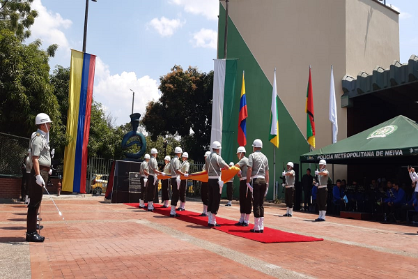 Develación del Monumento en el Huila.