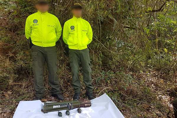 Incautado material de guerra de alto poder destructivo del ELN en Cesar