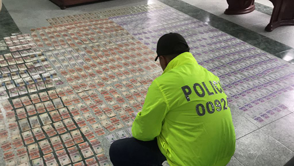 Desarticulamos organización criminal dedicada a la falsificación de moneda