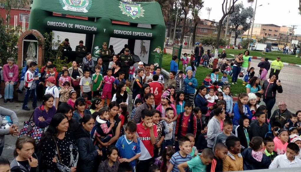 CDon la estartegia Protección Integral a la Infancia y la Adolescencia “EINFA” presentes en la navidad