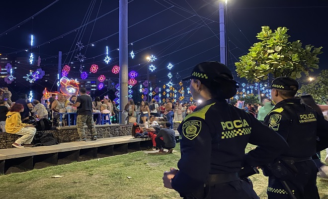 Dispositivo de seguridad alumbrado navideño