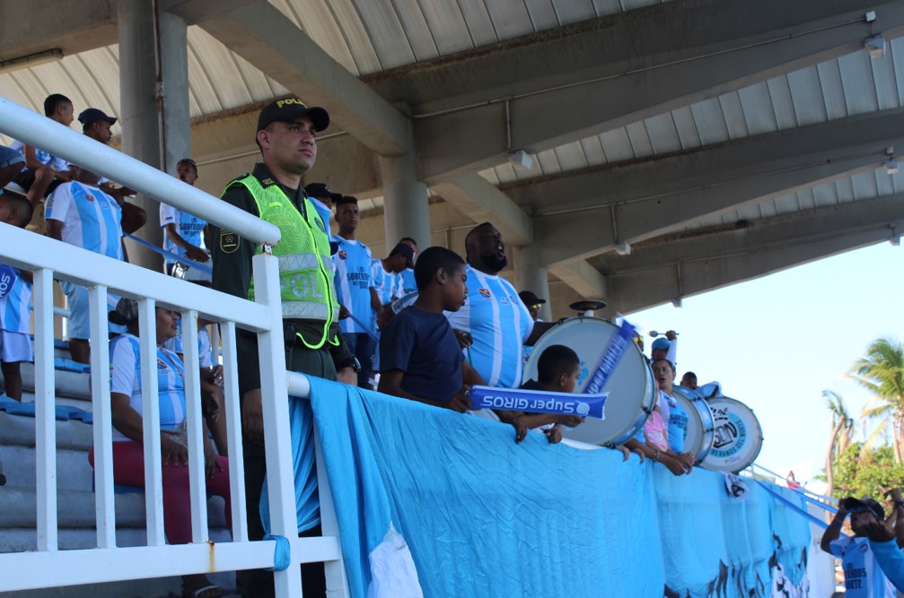 Implementamos un completo dispositivo para garantizar un espectáculo deportivo en el marco de Seguridad y Convivencia