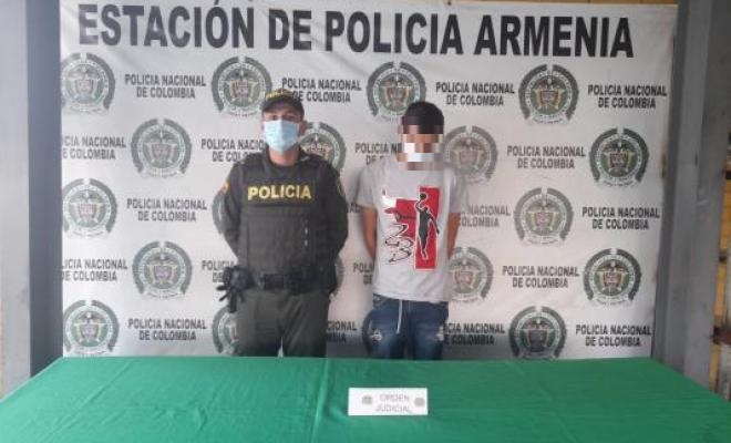 Sujeto detenido mediante orden judicial 