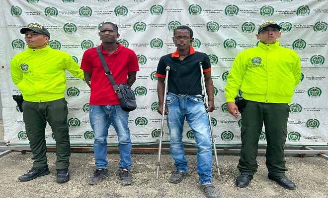 Dos hombres dedicados al hurto de comercio en Quibdó fueron capturados