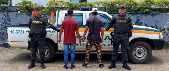 Dos sujetos fueron capturados por el delito de lesiones personales 